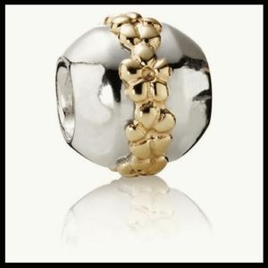 Pandora Retired 14k 2tone charm Price is firm
